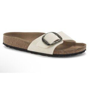 Birkenstock Madrid Vegan Big Buckle Eggshell 38